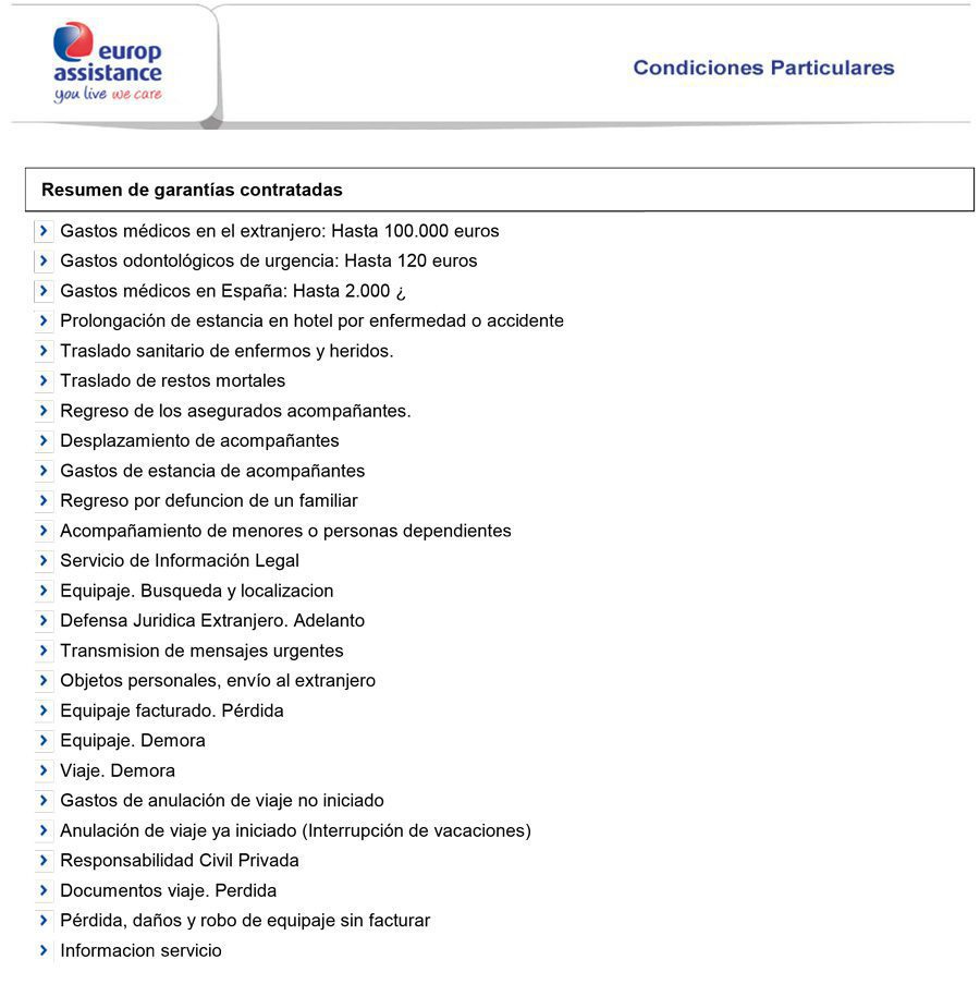 seguro accidentes y responsabilidad civil europ assistance