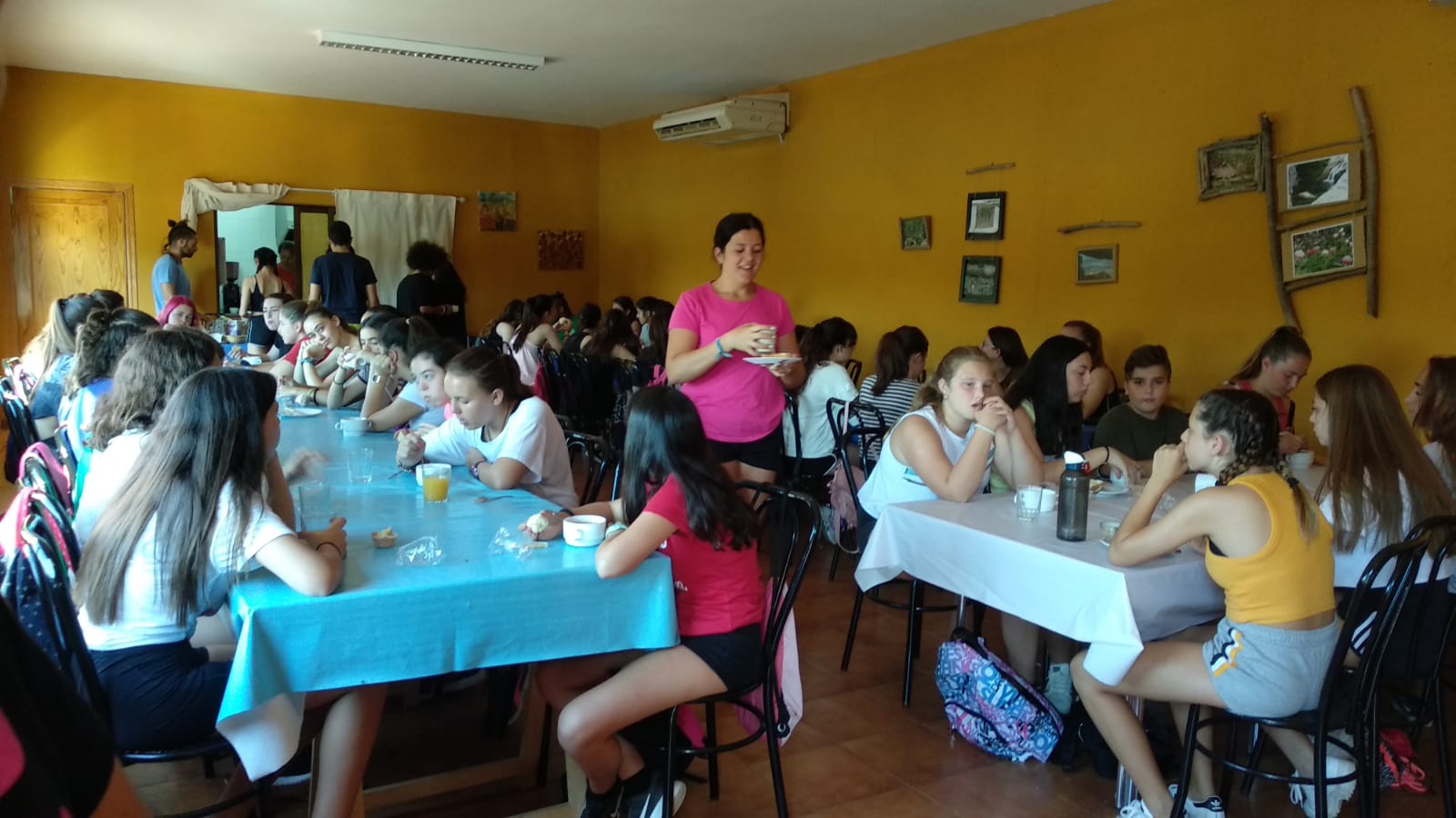 comida en la campamento