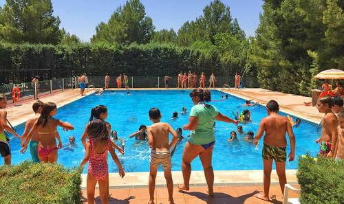 piscina campamento de baile la casita