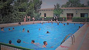 campamento la casita piscina