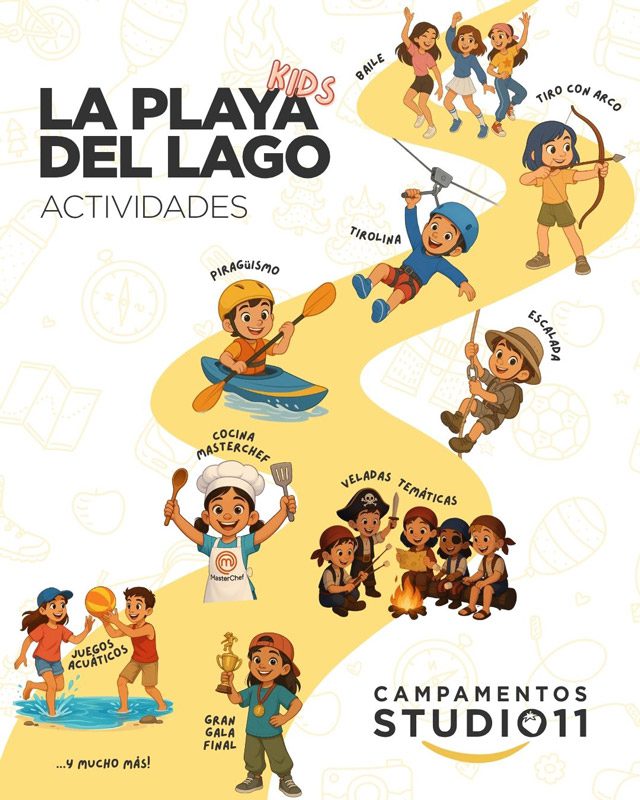 Actividades campamento La Playa Del Lago