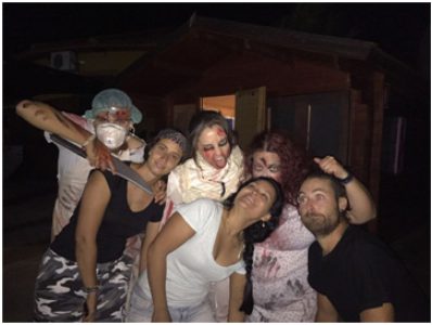 veladas nocturnas en el campamento de verano